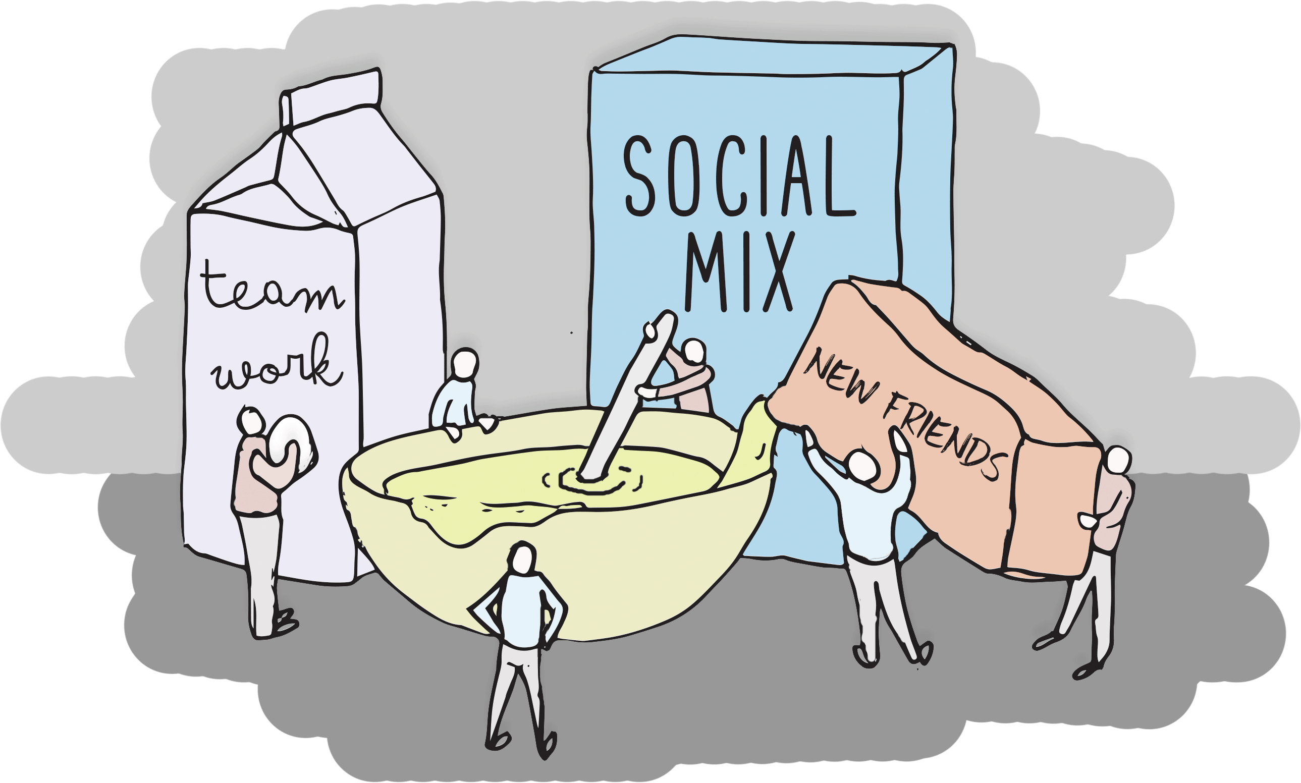 social mix holiday graphic Escape Experience Chattanooga