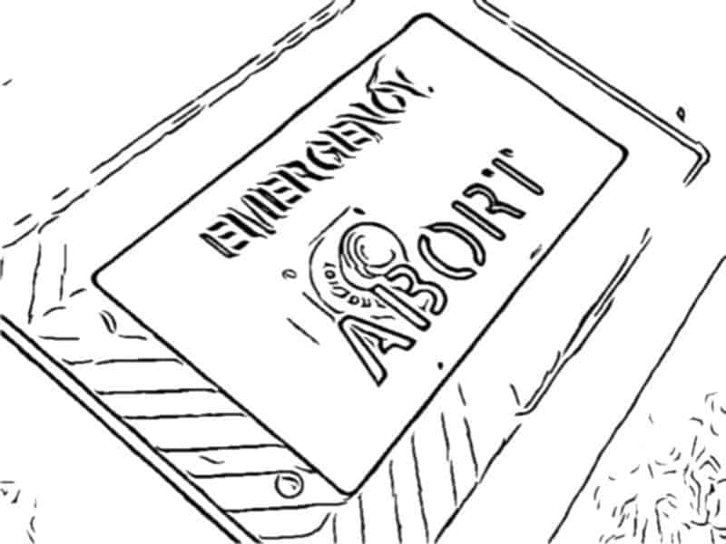 Nuclear missile countdown display in The Bunker