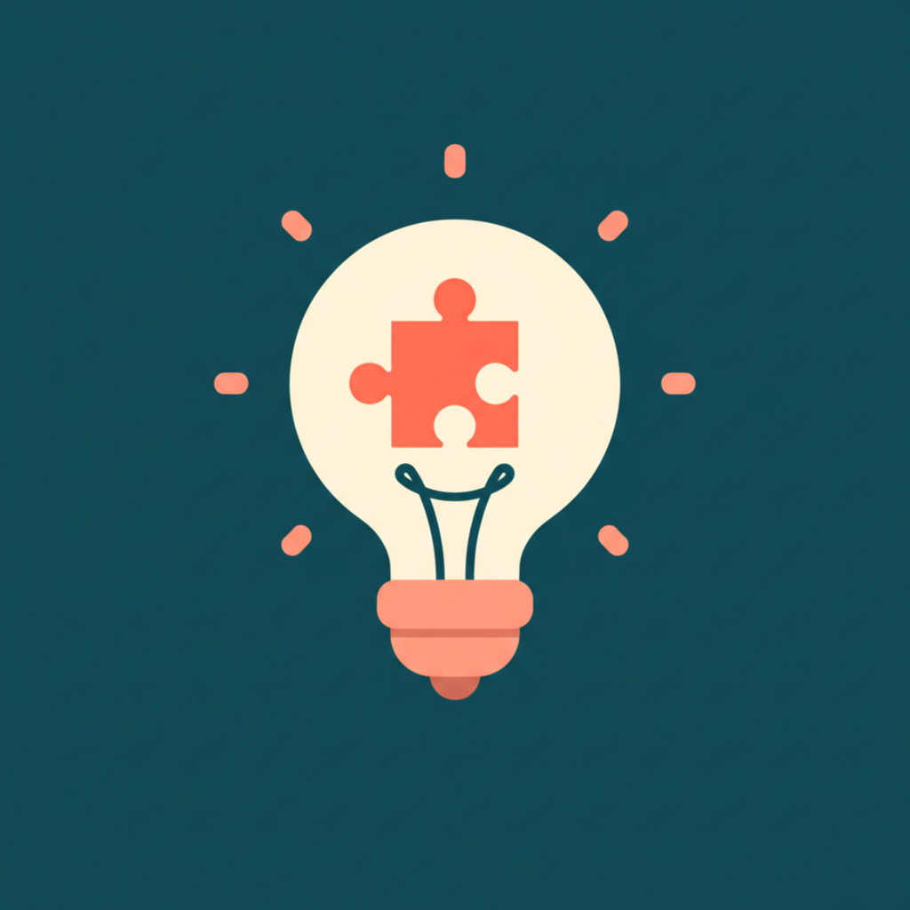 Lightbulb and brain icon — you don't need to be a genius
