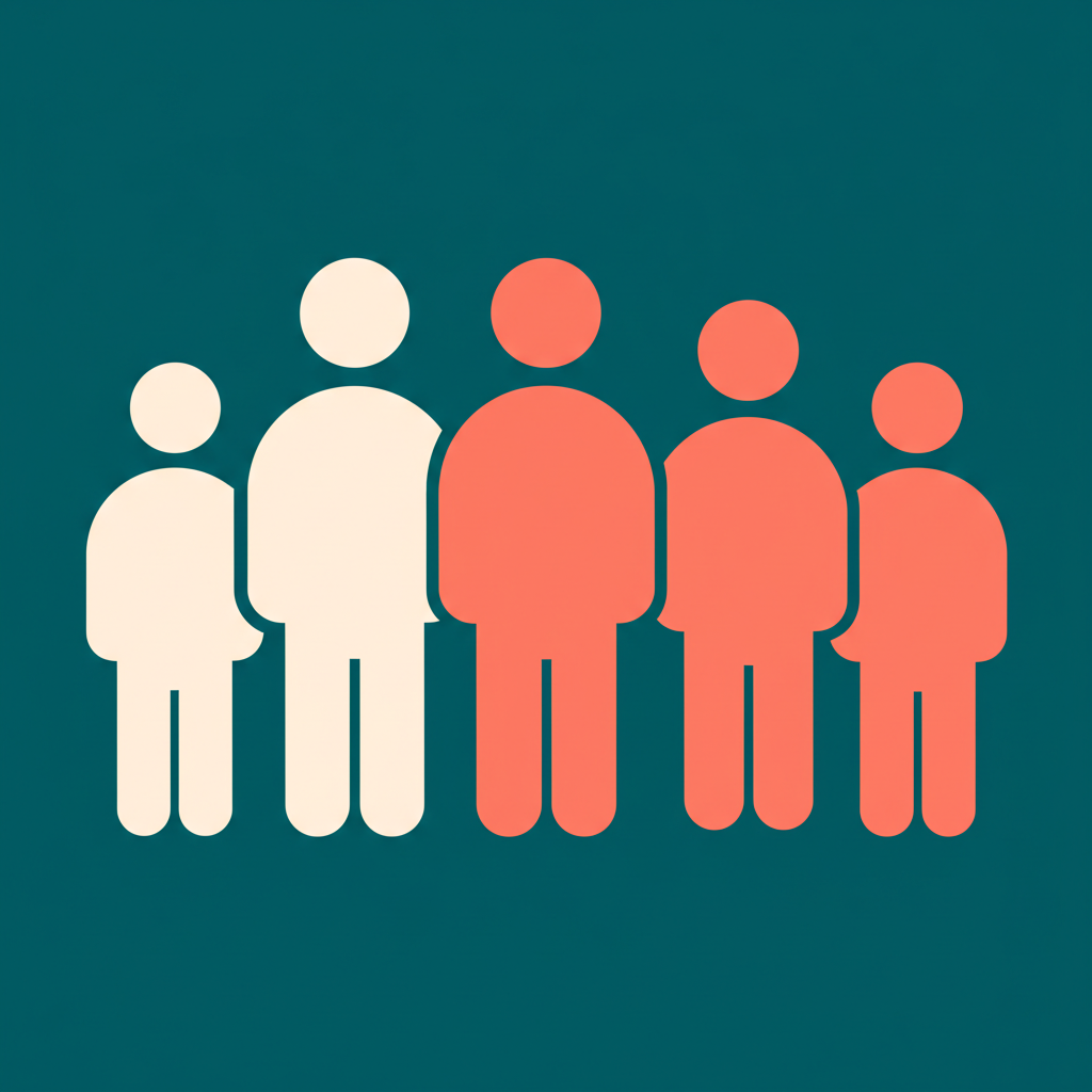 Team silhouettes icon — bring the right group size