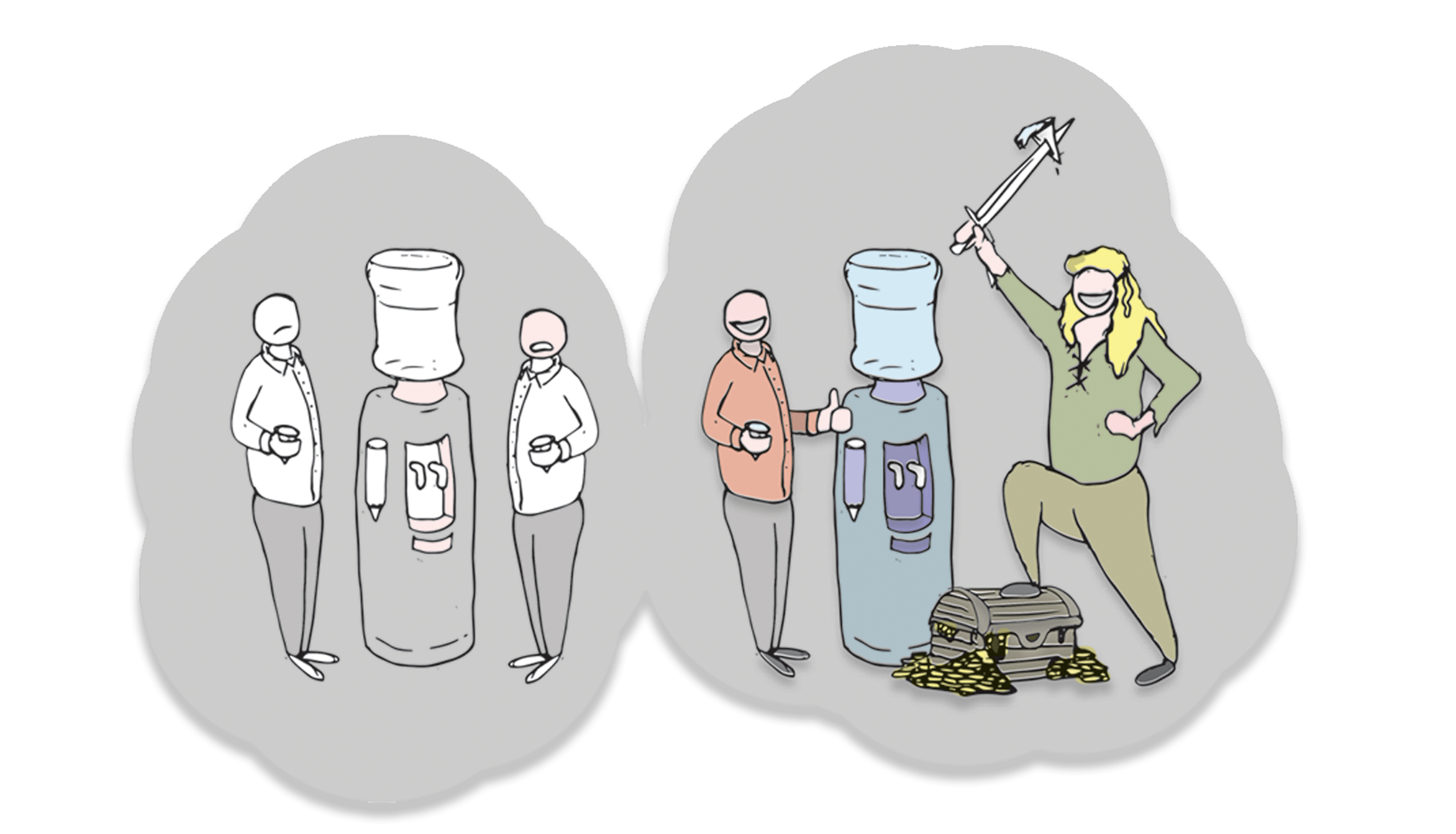 Water cooler stories