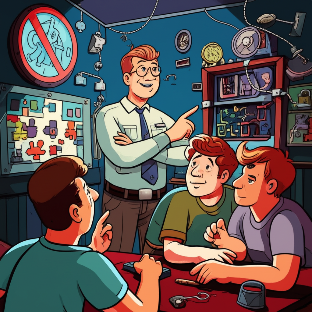 The Overseer - escape room player type illustration