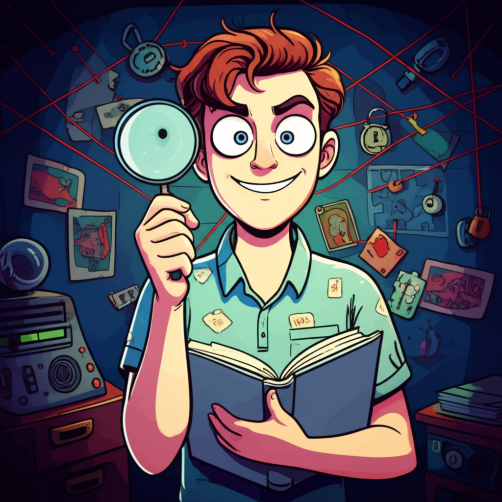 The Overthinker - escape room player type illustration
