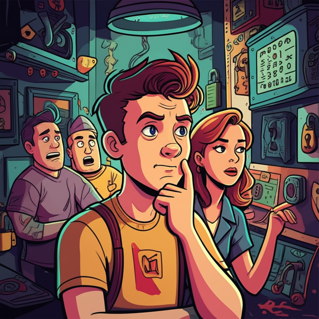 The Puzzle Wizard - escape room player type illustration