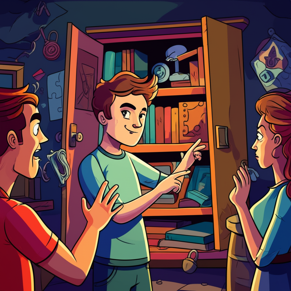 The Spoiler - escape room player type illustration