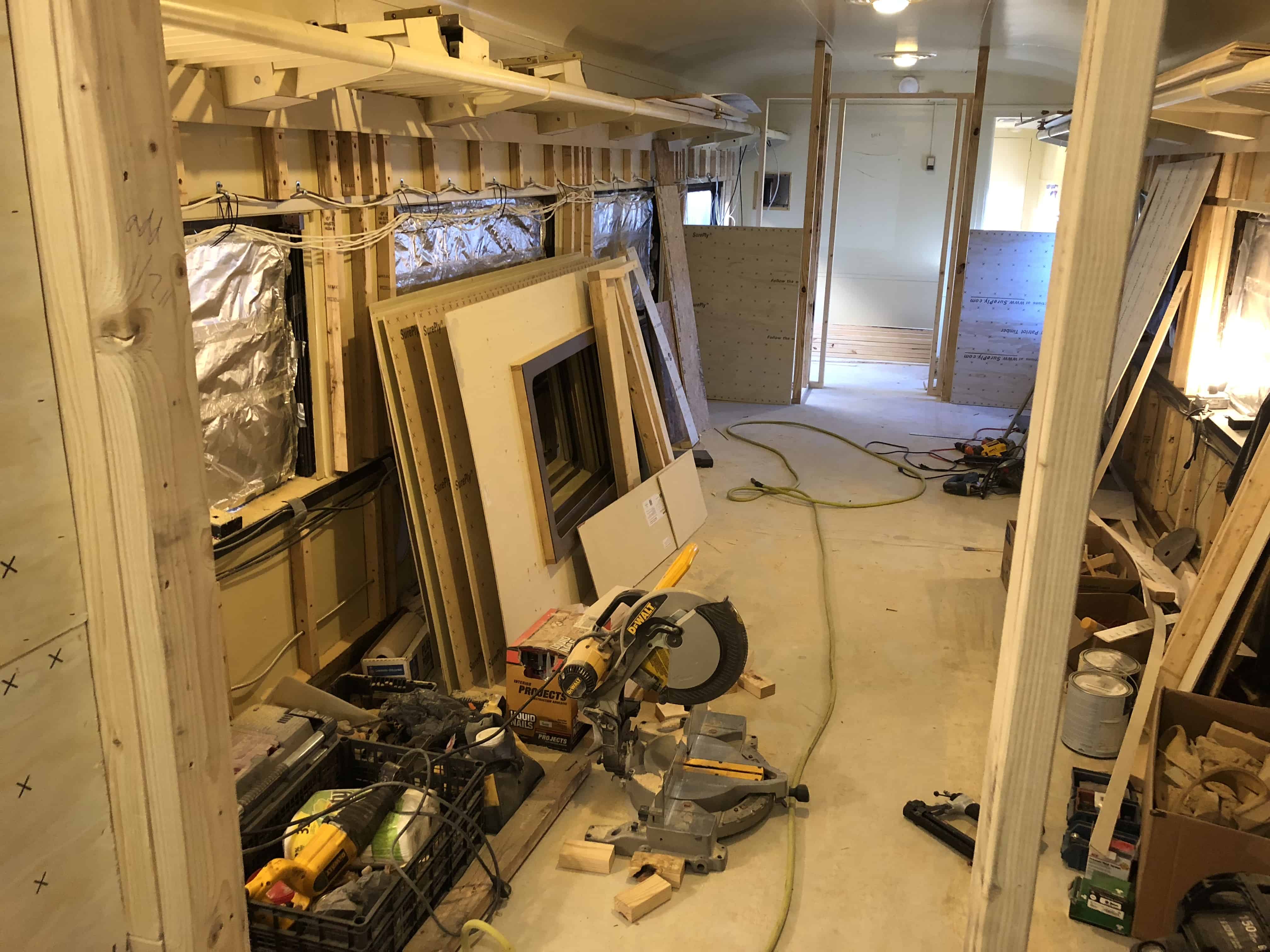 The construction mess - building an escape room is hard work